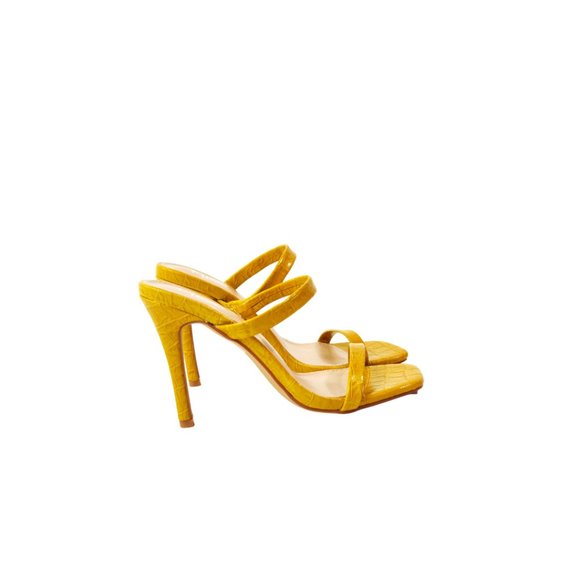 Mixx Shuz-Audrey, Size 8, Croc Mustard - Picture 2 of 4